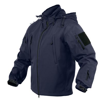 Kurtka CONCEALED CARRY softshell NIEBIESKA