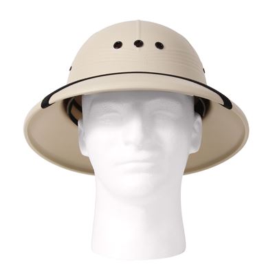 Kask/kapelusz US PITH plastikowy KHAKI