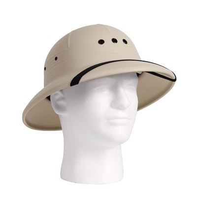 Kask/kapelusz US PITH plastikowy KHAKI