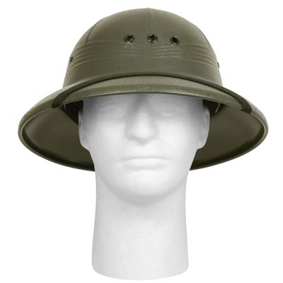 Kask/kapelusz US PITH plastikowy ZIELONY
