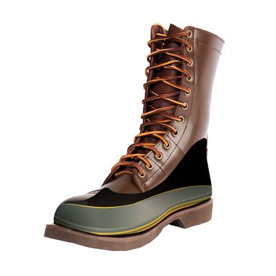 Skórzane buty JUMP 10" BROWN