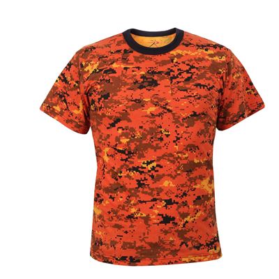 Koszulka DIGITAL ORANGE CAMO