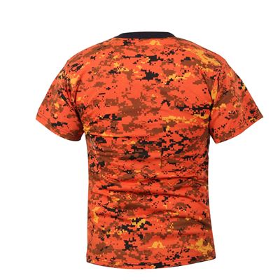 Koszulka DIGITAL ORANGE CAMO