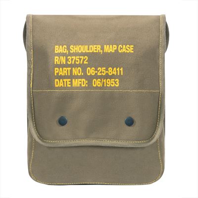 Torba na ramię MAP CASE canvas GREEN