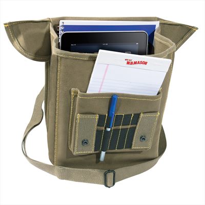Torba na ramię MAP CASE canvas GREEN