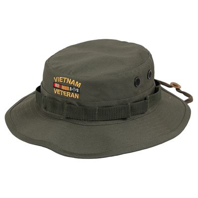 Czapka VIETNAM VETERAN logo ZIELONA