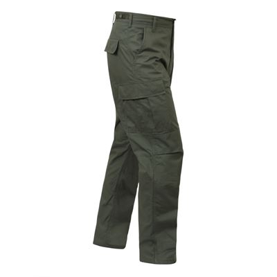 Bawełniane spodnie BDU rip-stop GREEN