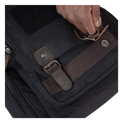 Plecak SLING VINTAGE na jedno ramię, płócienny, CZARNY ROTHCO 59680 4