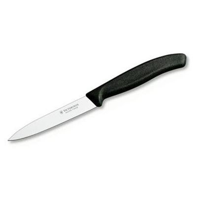 Nóż do warzyw 10cm plastikowy CZARNY