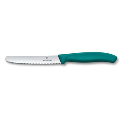 Nóż do pomidorów 11 cm ZIELONY