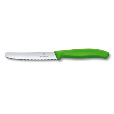 Nóż do pomidorów 11cm ZIELONY