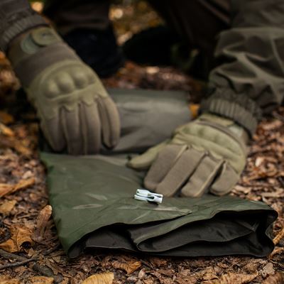 Mata dmuchana Sleeping Pad 195x60x5 cm ZIELONA M-TAC 60018001 10