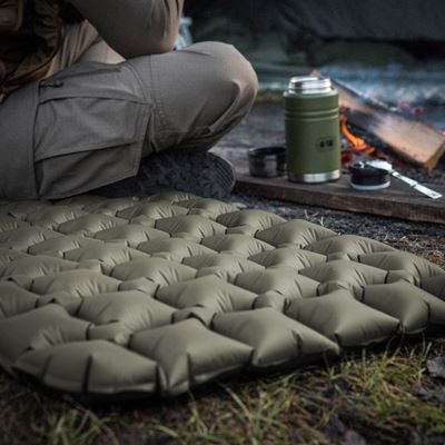 Mata dmuchana Sleeping Pad 195x60x5 cm ZIELONA M-TAC 60018001 6