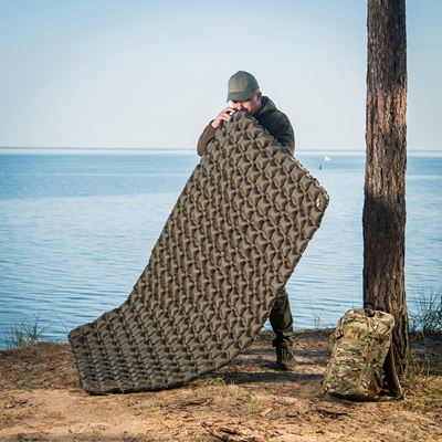 Podkładka nadmuchiwana podwójna Sleeping Pad 195 × 120 × 5 ZIELONA M-TAC 60019001 8