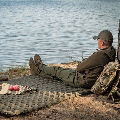 Podkładka nadmuchiwana podwójna Sleeping Pad 195 × 120 × 5 ZIELONA M-TAC 60019001 7