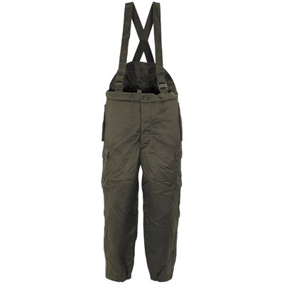 Spodnie ocieplane RAKOUSKY thermo na szelkach GREEN