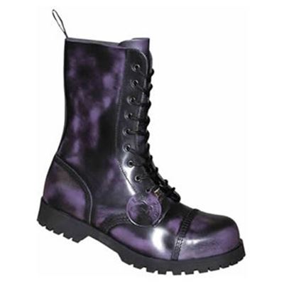 Buty BOOTS & BRACES 10 otworów FIALOVÉ