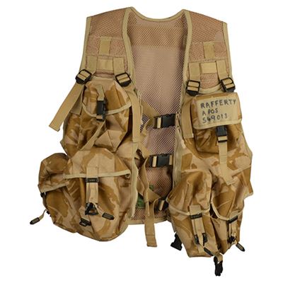 Kamizelka taktyczna TACTICAL BRIT. DPM DESERT używana, oryginalna