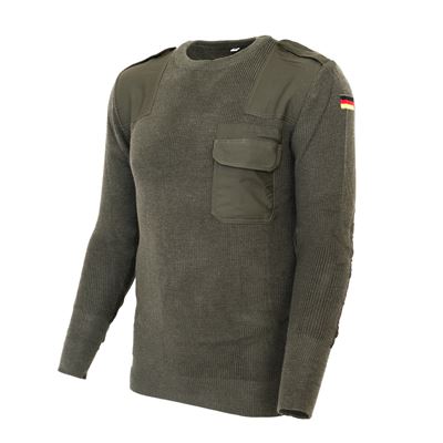 Sweter wełniany BW nowy oryginalny ZIELONY