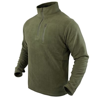 Bluza CONDOR 1/4 ZIP FLEECE GREEN
