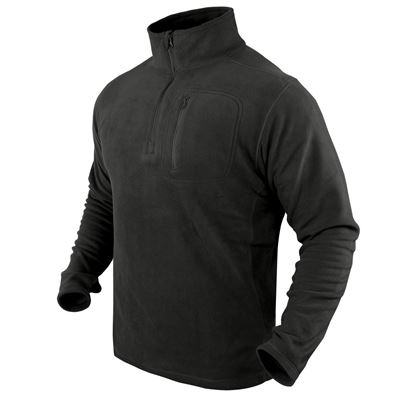 Bluza CONDOR 1/4 ZIP FLEECE BLACK