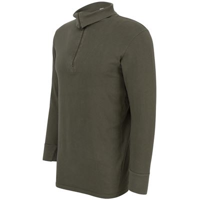 T-shirt BW z zapinanym na zamek golfem GREEN używany