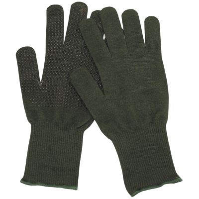 Rękawice z uchwytami CONTACT COMBAT ARAMID GREEN