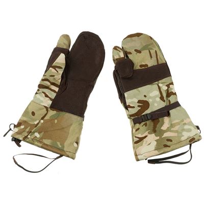 Rękawice brytyjskie trzypalcowe GORE-TEX MTP używane