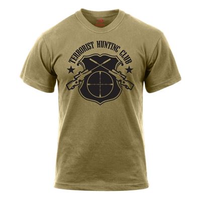 Koszulka TERRORIST HUNTING CLUB COYOTE BROWN