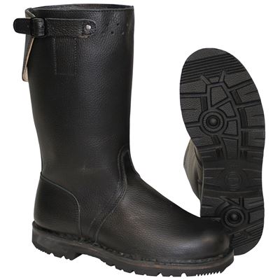 BW wysokie buty skórzane oryginalne BLACK