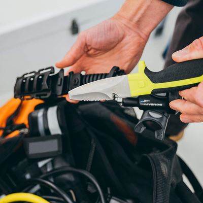 Nóż TANU™ z adapterem B.C.D. ZIELONY GEAR AID® 62075 3