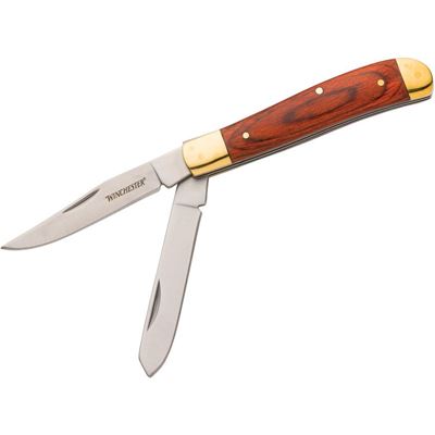 Nóż składany TRAPPER w pudełku prezentowym Winchester 6220090W 4