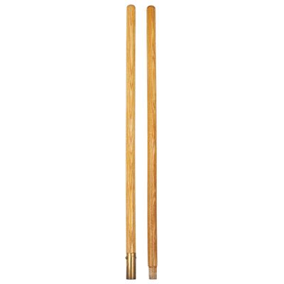 Drewniany słupek do namiotu, 2 części, ok. 108 cm
