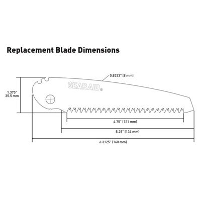 Piła składana Camp SKARA™ GEAR AID® 63050 9