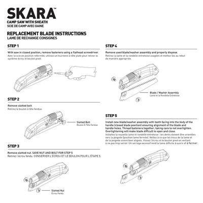 Piła składana Camp SKARA™ GEAR AID® 63050 8