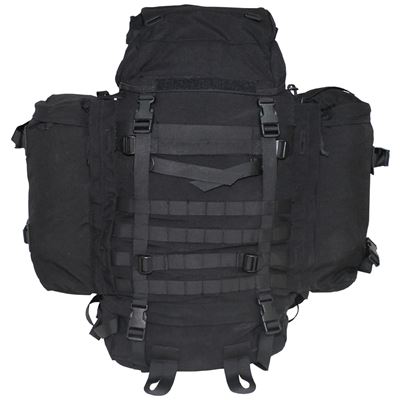 Plecak Dutch MODULAR BLACK z kieszeniami bocznymi