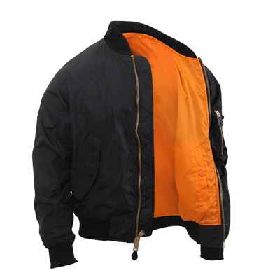 Kurtka bomber MA1 FLIGHT lekka CZARNA