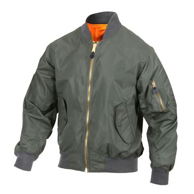 Kurtka bomber MA1 FLIGHT lekka SAGE