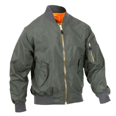 Kurtka bomber MA1 FLIGHT lekka SAGE