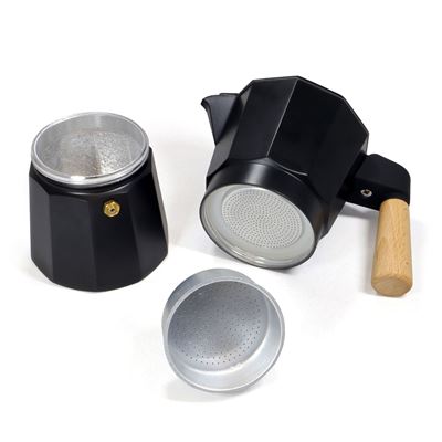 Dzbanek do kawy BELLANAPOLI na 6 filiżanek CZARNY Origin Outdoors 633030 4