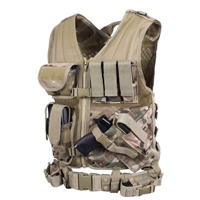 Kamizelka taktyczna CROSS DRAW MOLLE MULTICAM®