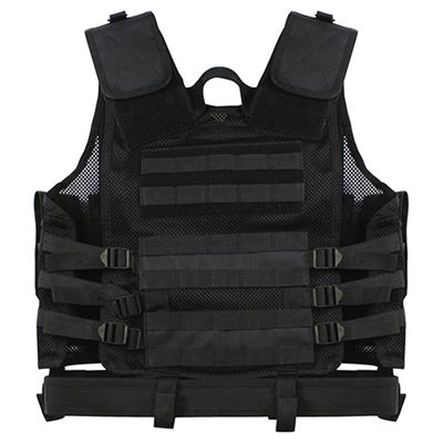 Kamizelka taktyczna CROSS DRAW MOLLE CZARNA