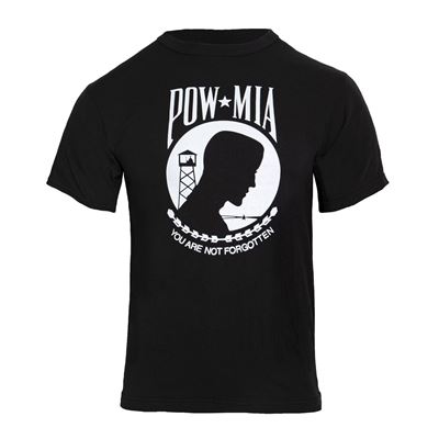 Koszulka POW/MIA CZARNA