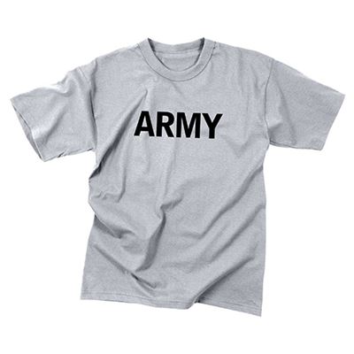 Koszulka dziecięca z napisem ARMY SZARA