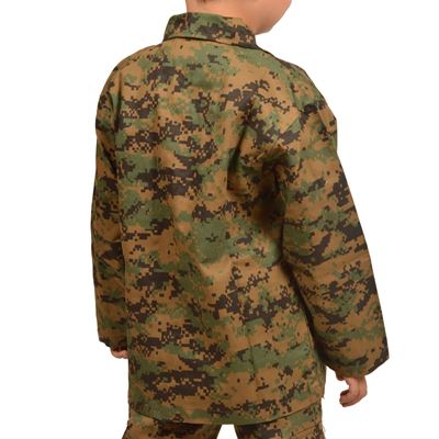 Bluza dziecięca typu BDU DIGITAL WOODLAND