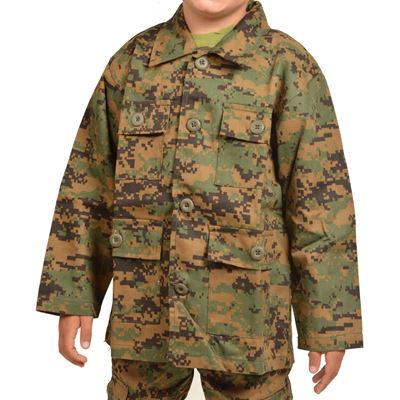 Bluza dziecięca typu BDU DIGITAL WOODLAND