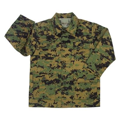 Bluza dziecięca typu US BDU DIGITAL WOODLAND