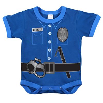 Dziecięce body POLICE UNIFORM BLUE