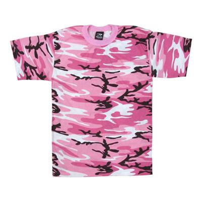 Koszulka dziecięca PINK CAMO