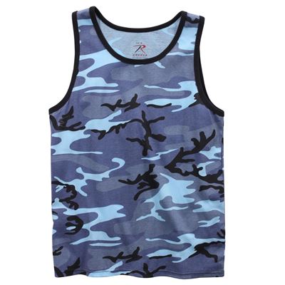 Koszulka bez rękawów SKY BLUE CAMO
